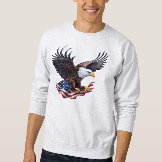 Flag/Adler - T - Shirt (Vorderseite)
