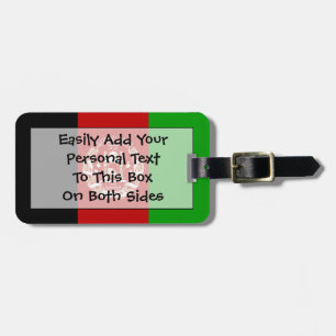 Flag Afganistan Easy ID Gepäckanhänger