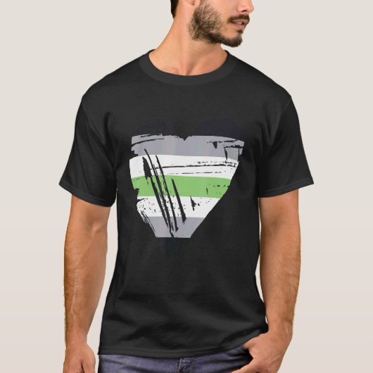 Flag "Agende Pride Heart 1 T-Shirt (Vorderseite)