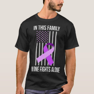 Flag Alzheimerheimer Ribbon Heimer Disease Awarene T-Shirt