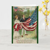 Flag am Gedenktag Karte (Gelbe Blume)