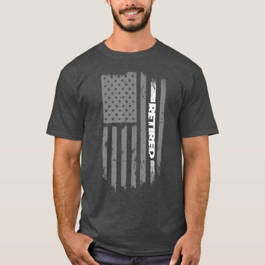 Flag America Thin T-Shirt (Vorderseite)