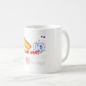 Flag American Flag Baseball Patriotic 4 Kaffeetasse (VorderseiteRechts)