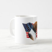 Flag American Foxhound Kaffeetasse (Vorderseite Links)