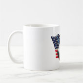 Flag American Foxhound Kaffeetasse (Links)