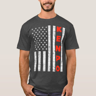 Flag American Kenpo Vintag Patriotic Kempo Geschen T-Shirt