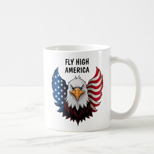 Flag American USA Eagle Kaffeetasse (Rechts)