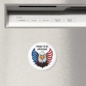 Flag American USA Eagle Magnet (In Situ (Geschirrspüler))
