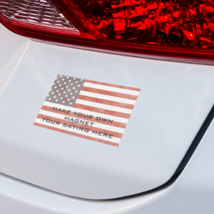 Flag Amerika USA Machen Sie sich selbst Auto Magnet