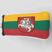 Flag and coat of arms of Lithuania Golf Headcover (Vorderseite)