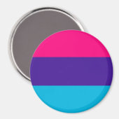 Flag Androgyne Magnet (Vorderseite/Rückseite)
