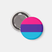 Flag Androgyne Magnet (Vorderseite/Rückseite)