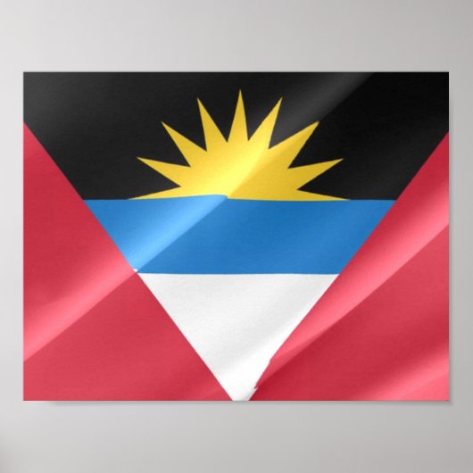 Flag. Antigua und Barbuda - Poster (Vorne)