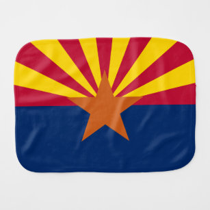 Flag Arizona, American The Copper Staat Baby Spucktuch