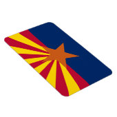 Flag Arizona, American The Copper Staat Magnet (Rechte Seite)