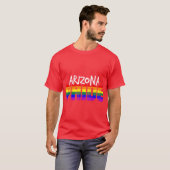Flag Arizona Pride LGBT T-Shirt (Vorne ganz)