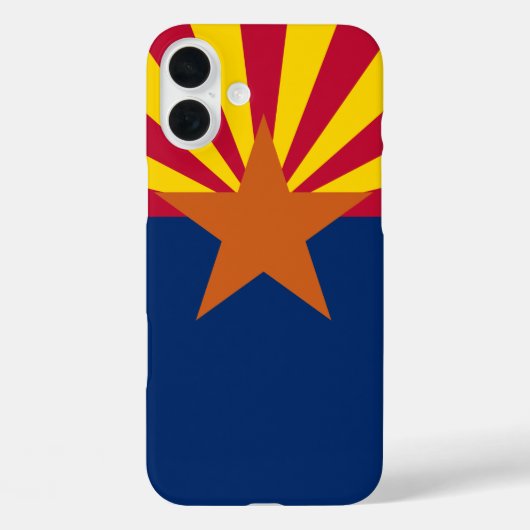 Flag Arizona: Stern, der Kupfer-Staat Case-Mate iPhone Hülle (Rückseite)