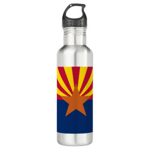 Flag Arizona: Stern, der Kupfer-Staat Edelstahlflasche