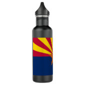 Flag Arizona: Stern, der Kupfer-Staat Edelstahlflasche (Links)