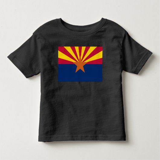 Flag Arizona: Stern, der Kupfer-Staat Kleinkind T-shirt (Vorderseite)