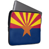 Flag Arizona: Stern, der Kupfer-Staat Laptopschutzhülle (Vorne Rechts)