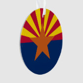 Flag Arizona: Stern, der Kupfer-Staat Ornament (Vorderseite)