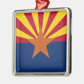 Flag Arizona: Stern, der Kupfer-Staat Ornament Aus Metall (Links)