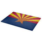 Flag Arizona: Stern, der Kupfer-Staat Schneidebrett (Ecke)