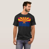 Flag Arizona: Stern, der Kupfer-Staat T-Shirt (Vorne ganz)