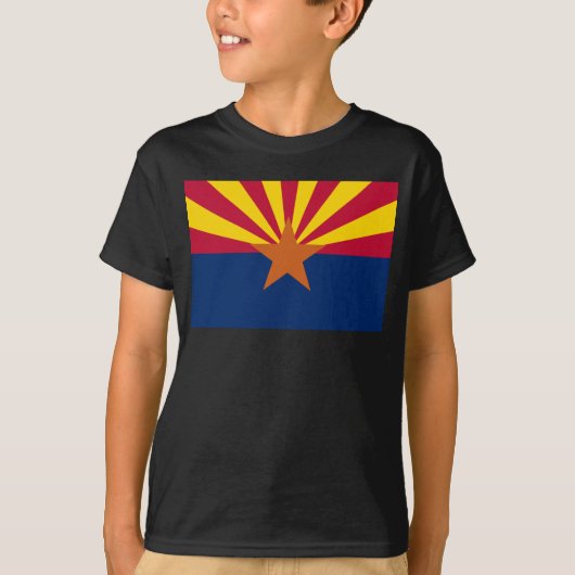 Flag Arizona: Stern, der Kupfer-Staat T-Shirt (Vorderseite)