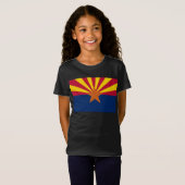 Flag Arizona: Stern, der Kupfer-Staat T-Shirt (Vorne ganz)