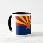 Flag Arizona: Stern, der Kupfer-Staat Tasse (Vorderseite Links)