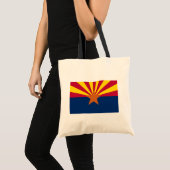 Flag Arizona: Stern, der Kupfer-Staat Tragetasche (Vorderseite (Produkt))