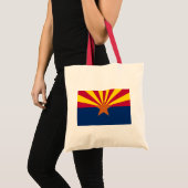 Flag Arizona: Stern, der Kupfer-Staat Tragetasche (Vorderseite (Produkt))