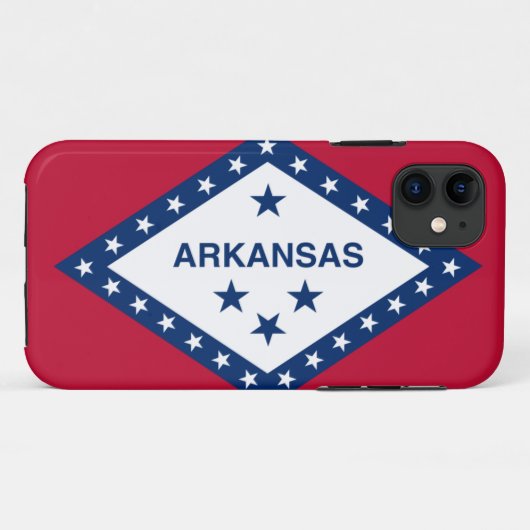 Flag Arkansas Case-Mate iPhone Hülle (Rückseite (Horizontal))