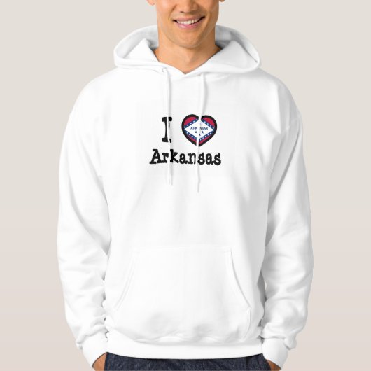 Flag Arkansas Hoodie (Vorderseite)