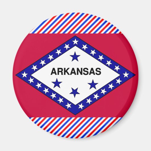Flag Arkansas Magnet (Vorne)