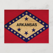 Flag Arkansas Postkarte (Vorderseite)