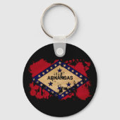 Flag Arkansas Schlüsselanhänger (Vorderseite)