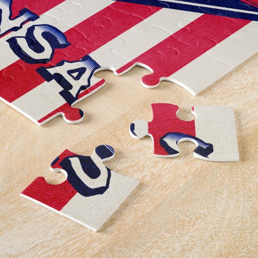 Flag Arkansas USA Puzzle (Seite)