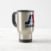 Flag Arlington, Texas Travel Mug Reisebecher (Vorderseite Links)