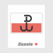 Flag Armia Krajowa Aufkleber (Blatt)