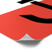 Flag Armia Krajowa Poster (Ecke)