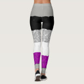 Flag "Asexual/Ace Prilag" Leggings (Rückseite)