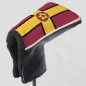 Flag auf der Northamptonshire Golf Head Cover Golf Headcover (3/4 Vorderseite)