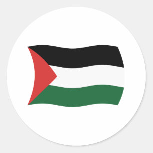 Flag-Aufkleber der Palästinensischen Behörde Runder Aufkleber
