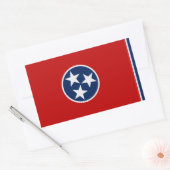 Flag-Aufkleber für Tennessee Rechteckiger Aufkleber (Umschlag)