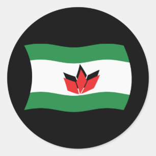 Flag-Aufkleber für Ungarn Runder Aufkleber