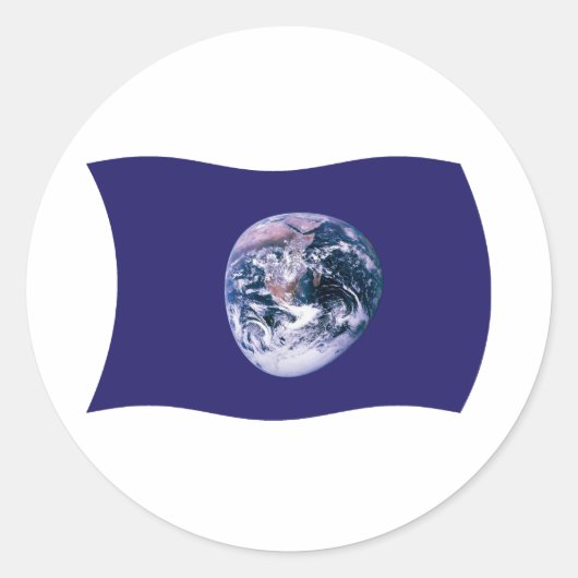Flag-Aufkleber Runder Aufkleber (Vorderseite)