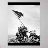 Flag-Aufrufen von Iwo Jima_War Image Poster (Vorne)